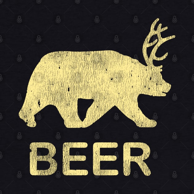 Beer Bear Deer Vintage by citkamt